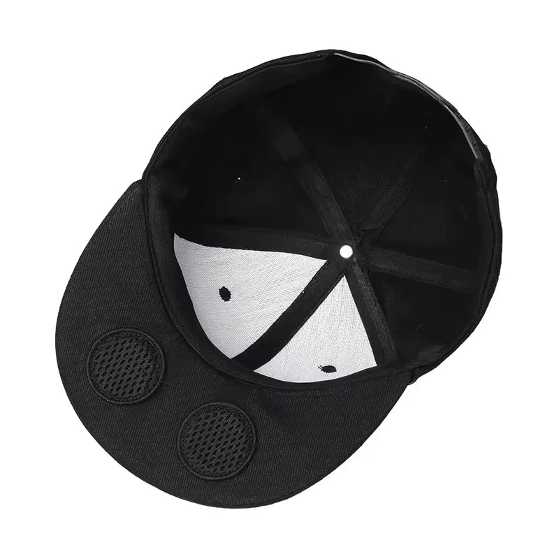 New Personality Creative Wireless Audio Hat Bluetooth Dual Speakers Outdoor Sports Music Cap