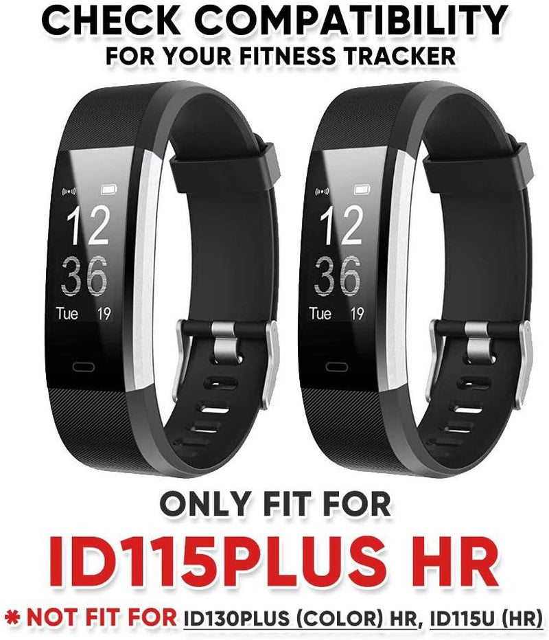 Replacement Bands for Veryfit Pro ID115Plus HR Fitness Tracker Smart Watch